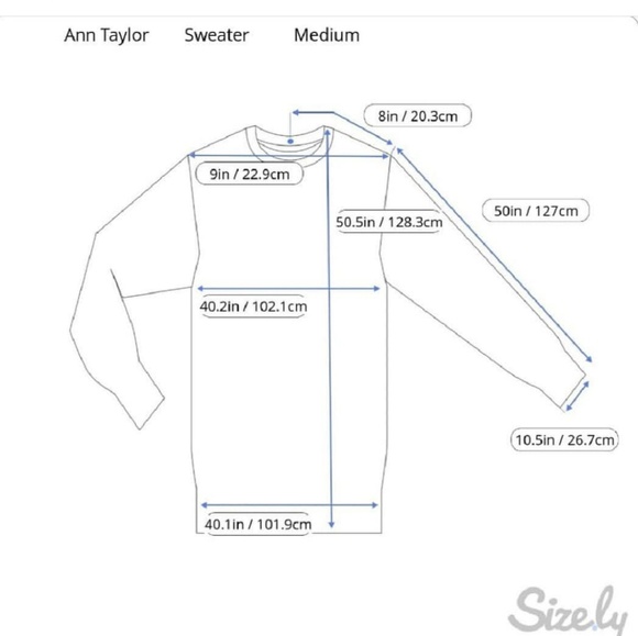 Cream Ann Taylor Beaded Sweater medium - Picture 5 of 5